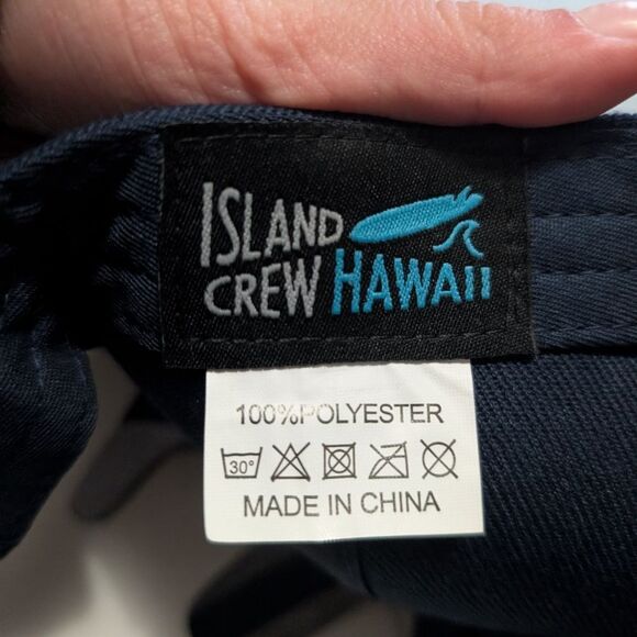 Hawaii Blue and White Cap Sport Adjustable New Island Hat Baseball - Picture 4 of 5